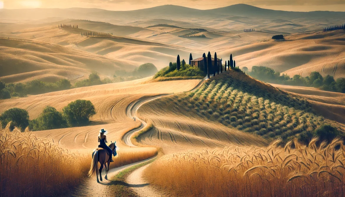 Gita a Cavallo nelle Crete Senesi