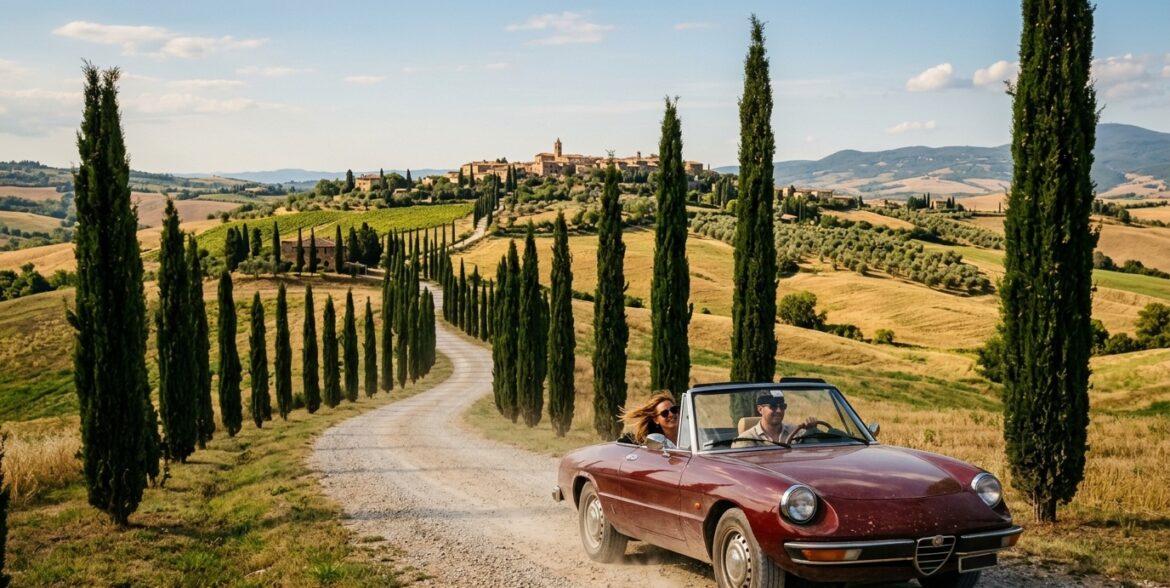 noleggio auto Val d'Orcia