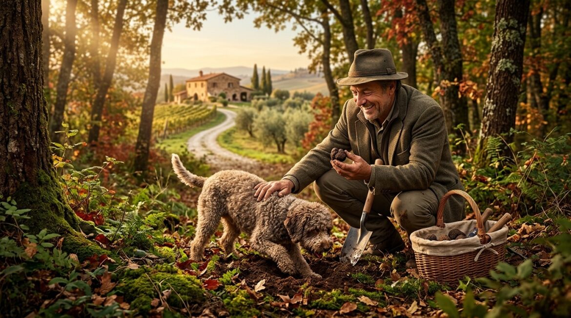 truffle hunting in chianti